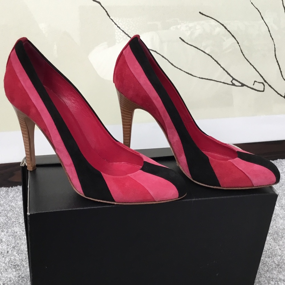 Karen Millen Italian suede heels